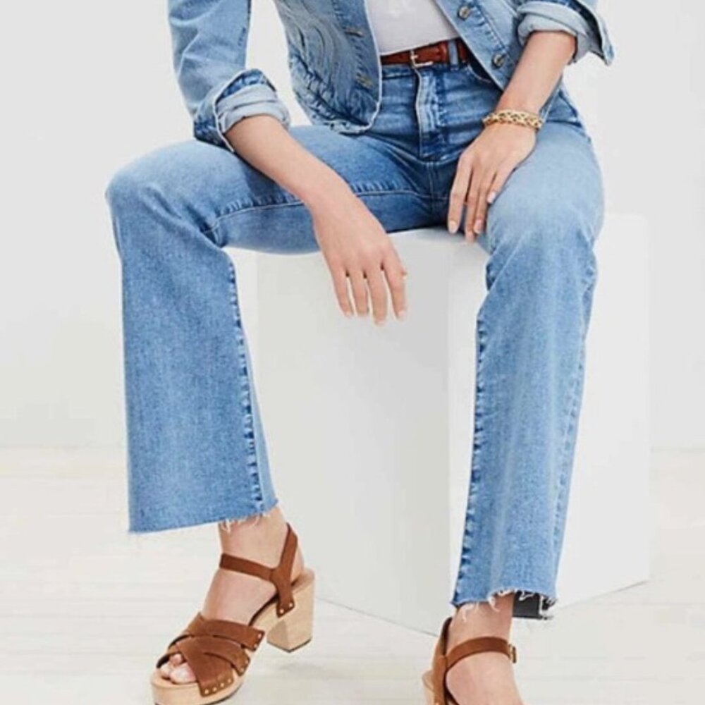 Loft Jeans Made and Loved The Slim Flare High Rise Sz 26 (Sz 2) Petite NWT NEW